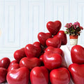 NNETM Set of 20 Red Heart Balloons 25cm